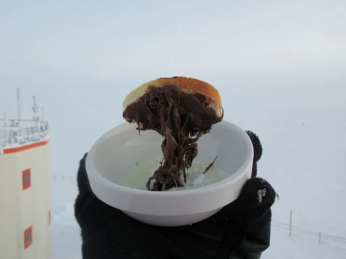 Ну афигеть: ученый готовит еду в Антарктиде и ее вид вас ошарашит - фото 407585