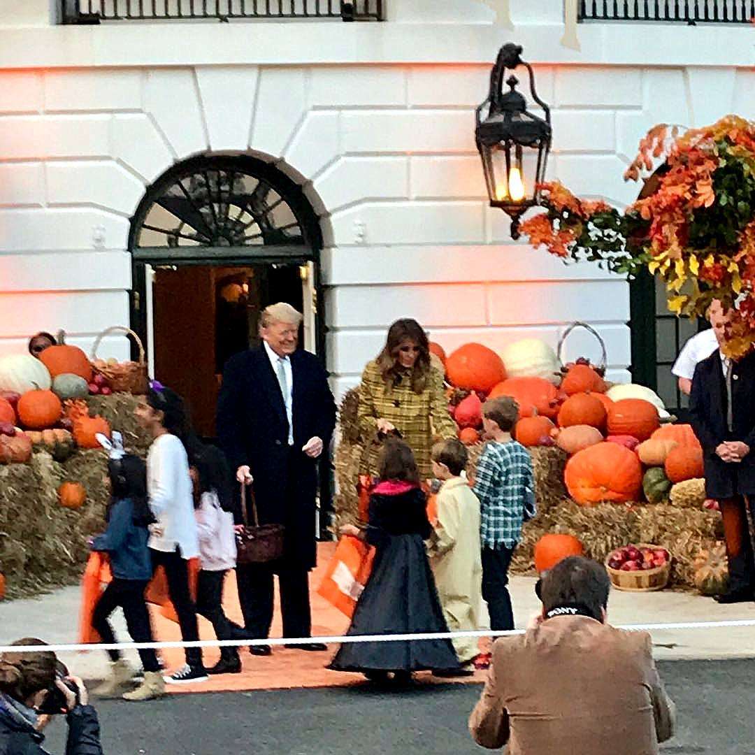 Белый дом украсили к Хэллоуину, и вот, как выглядит дом Трампов в этом году - фото 410356