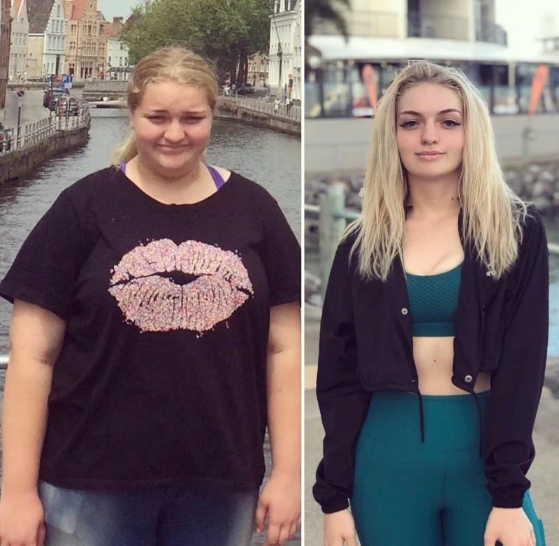 Все в жизни возможно: девушка, которая весила 127 килограмм, изменилась до неузнаваемости - фото 411560