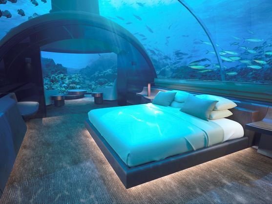 Відкрили першу в світі підводну віллу, в якій ти спатимеш поруч з акулами - фото 411585