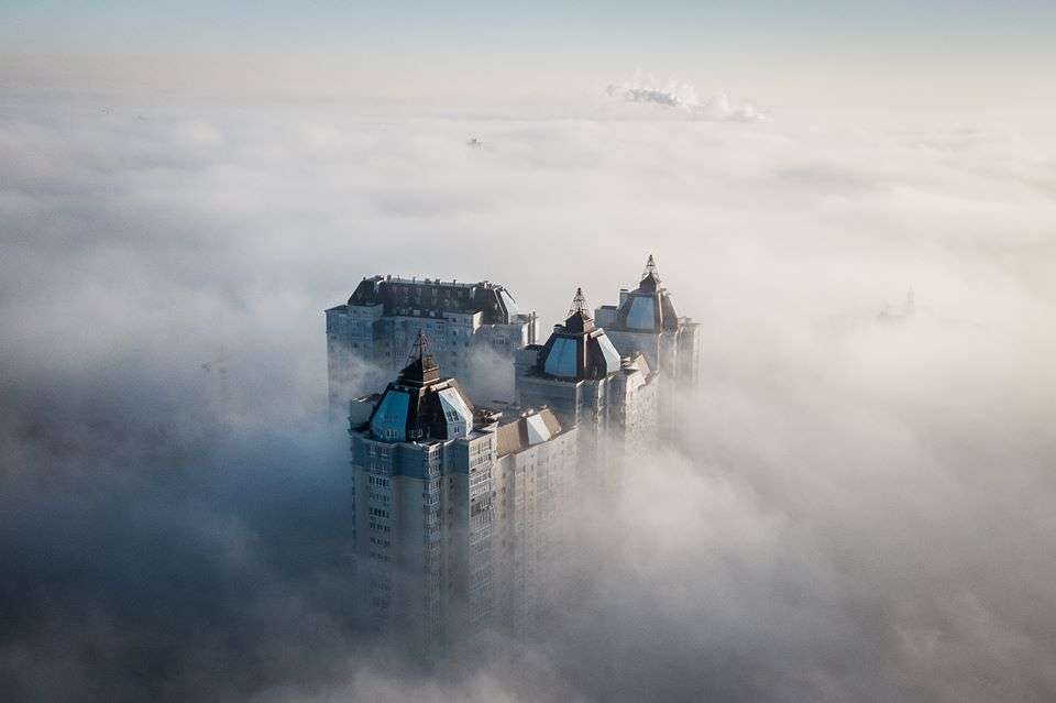 Осенний Киев в тумане: магические фото украинского фотографа - фото 411753