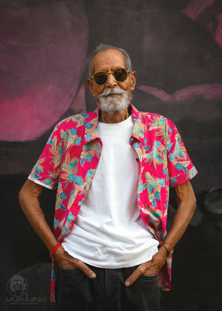 98-летний индийский дедушка и его наряды превзойдут всех малолетних хипстеров - фото 413439