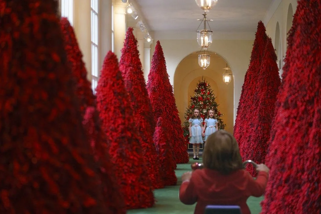 Мелания Трамп и ее елки в Белом доме стали мемом - фото 414010