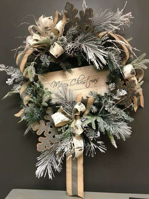 Рождественские венки на дверь: идеи, которые легко повторить и сделать своими руками - фото 415671