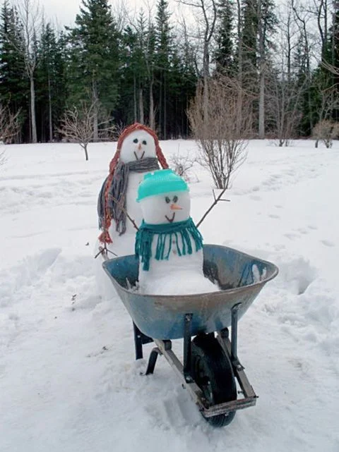 Згадаємо дитинство: прикольні та веселі ідеї для ліплення сніговиків - фото 415818