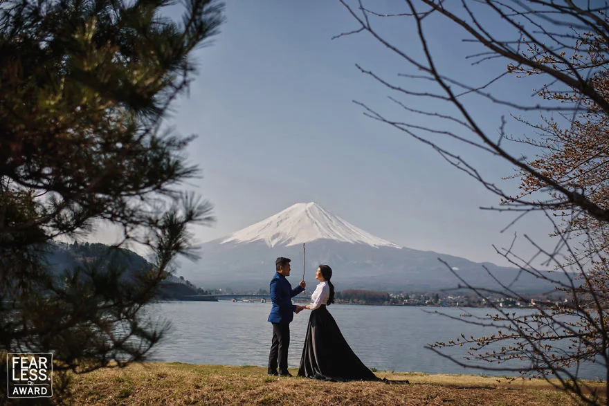 Здесь живет любовь: самые прекрасные свадебные фото 2018 - фото 416315