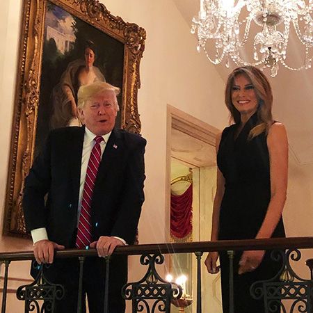 Президентская тусовка: Трампы закатали рождественскую вечеринку в Белом доме - фото 416466