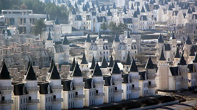 Королівське життя: в Туреччині збудували село з розкішними замками - фото 418725