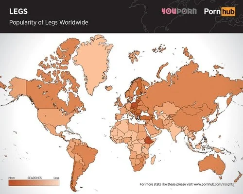 Сиси или попа: на этой карте видно, что любят мужчины в разных странах - фото 419408