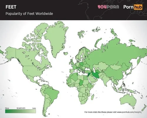 Сиси или попа: на этой карте видно, что любят мужчины в разных странах - фото 419409