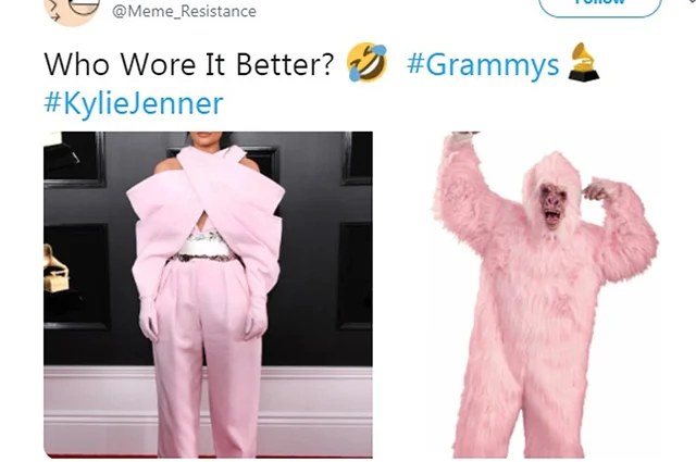 Кэти Перри как шаурма и странное платье Cardi B - смешные мемы на Грэмми 2019 - фото 421653