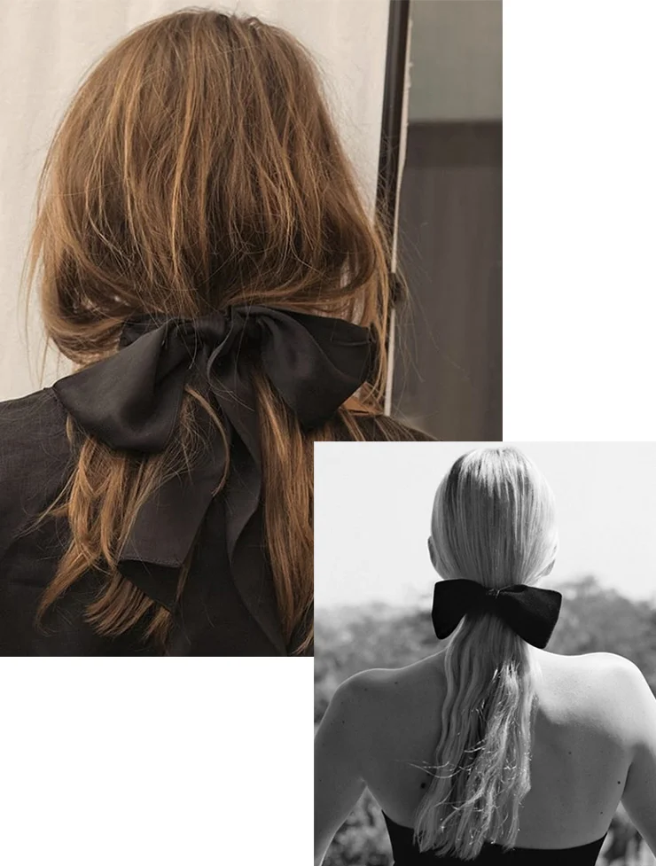 Тренд 2019: как носить романтические ленты и банты на волосах - фото 422827