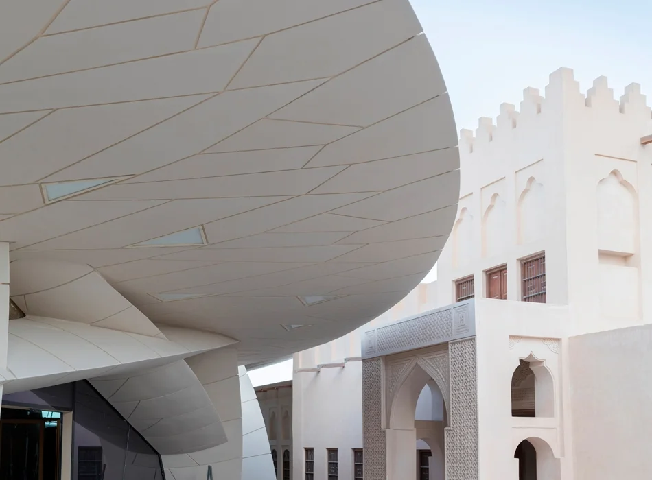 Национальный музей Катара в виде розы в пустыне - новый шедевр архитектуры - фото 426963
