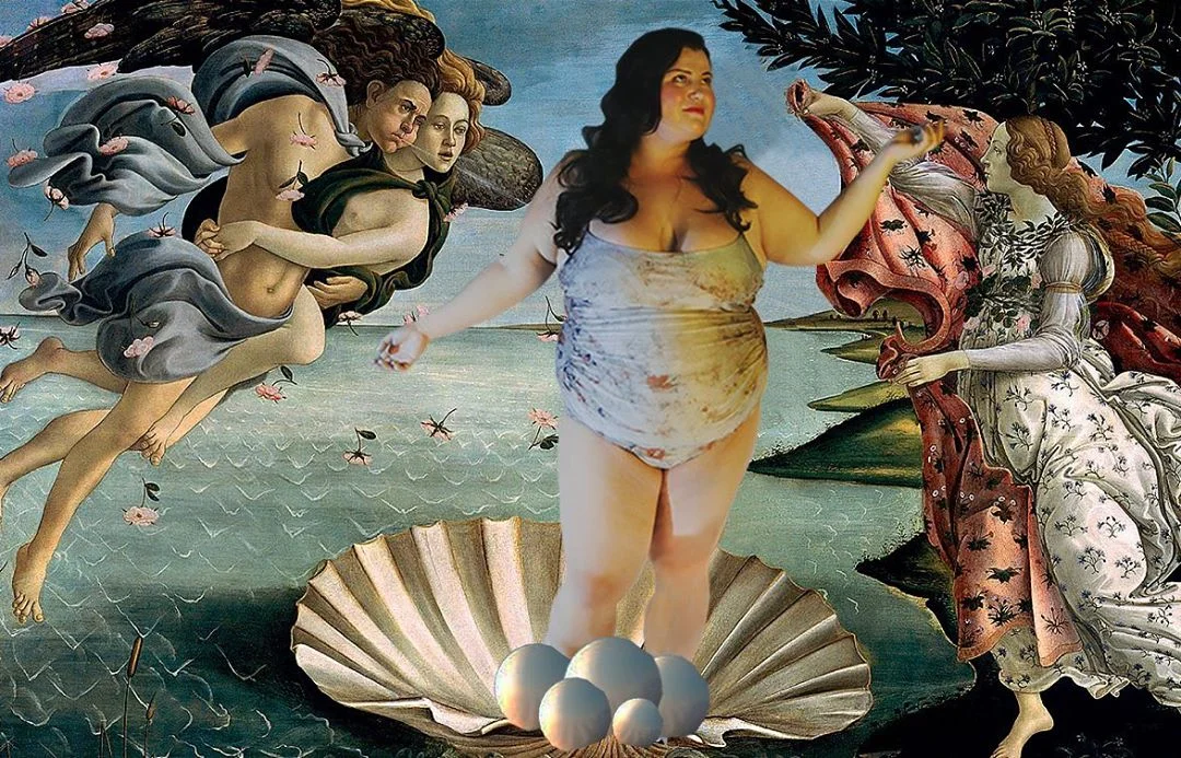 Аlyona Аlyona повторила знаменитую картину и показала свои формы в купальнике - фото 430102