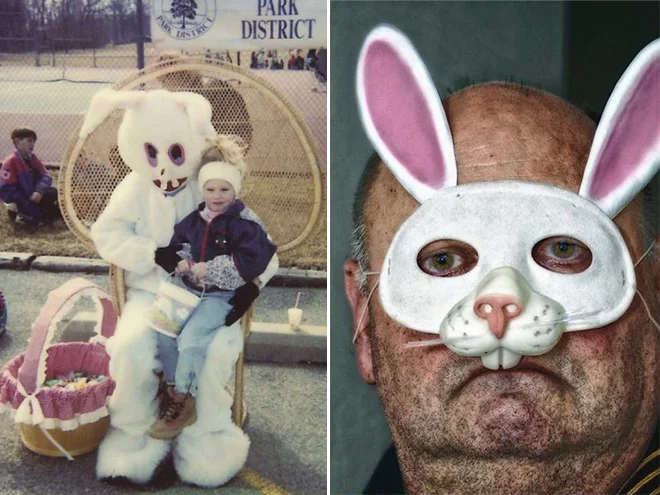 Провальні архівні фото з великоднім кроликом, від яких буде в шоці кожна сучасна дитина - фото 430936