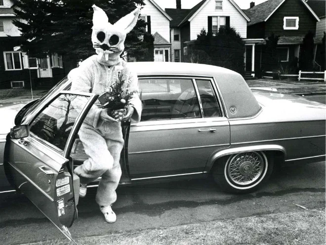 Архивные фото с пасхальным кроликом, от которых будет в шоке каждый современный ребенок - фото 430939