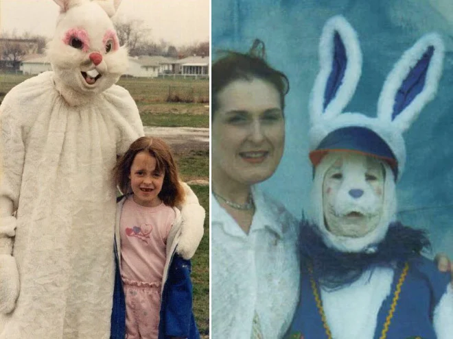 Провальні архівні фото з великоднім кроликом, від яких буде в шоці кожна сучасна дитина - фото 430940