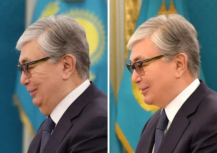 Президента Казахстану омолодили фотошопом і з цих фото сміється увесь світ - фото 431650