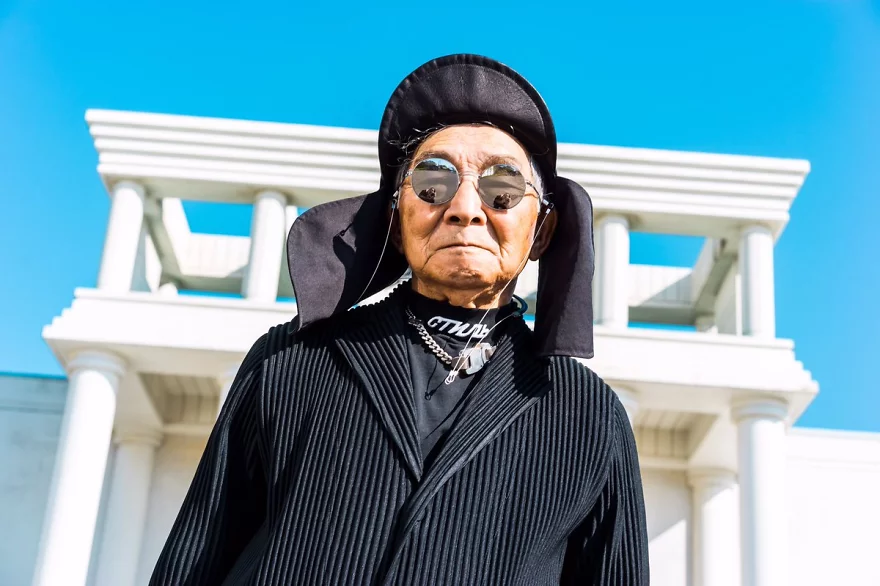 84-летний японский дедушка утрет тебе нос своими стильными луками - фото 433161