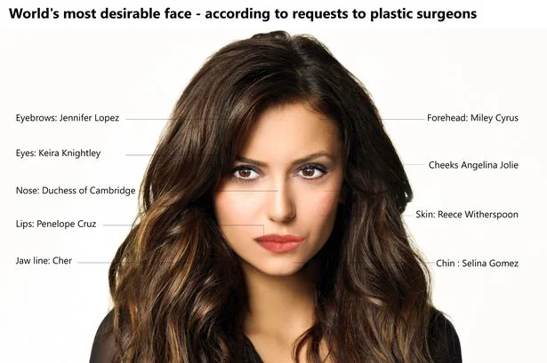 Пластичні хірурги показали портрет ідеально вродливого обличчя жінки - фото 435322