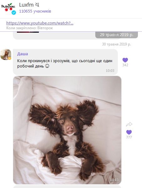3 прикольные 'фишки' от Люкс ФМ в Viber - фото 436840