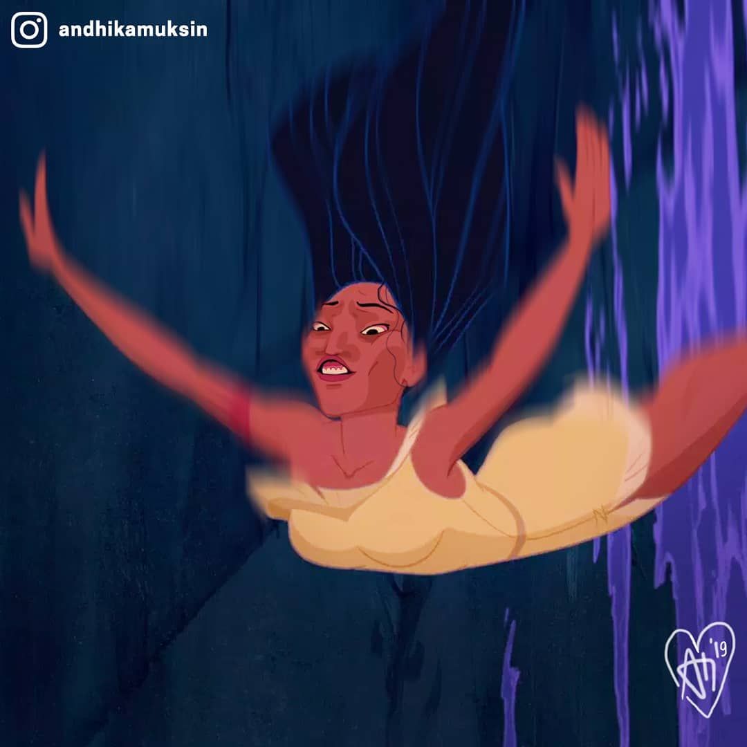 Художник показал жизнь персонажей Disney в современном мире, и это очень смешно - 437229 Художник показал жизнь персонажей Disney в современном мире, и это очень смешно - фото 437229
