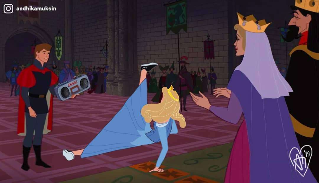 Художник показал жизнь персонажей Disney в современном мире, и это очень смешно - фото 437242