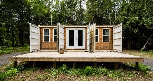 Парень не имел денег, но выкрутился и построил себе стильный домик - фото 437370