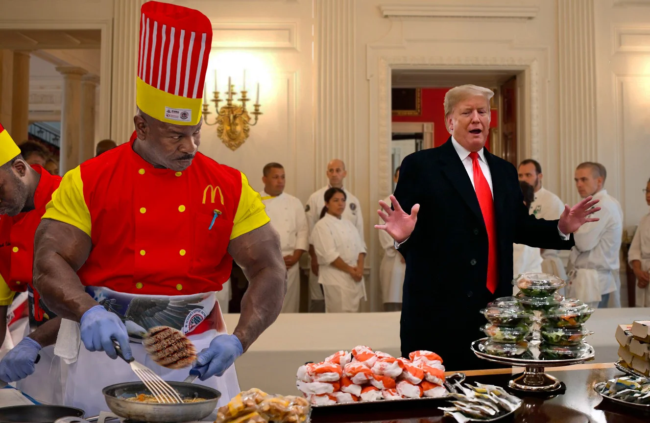 Кухар Білого дому став героєм смішних фотожаб, а все через його фантастичну біцуху - фото 438242