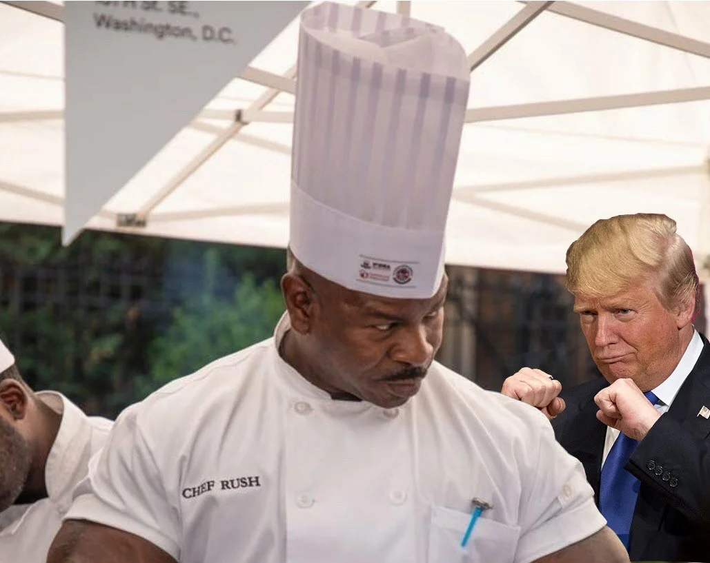 Кухар Білого дому став героєм смішних фотожаб, а все через його фантастичну біцуху - фото 438243