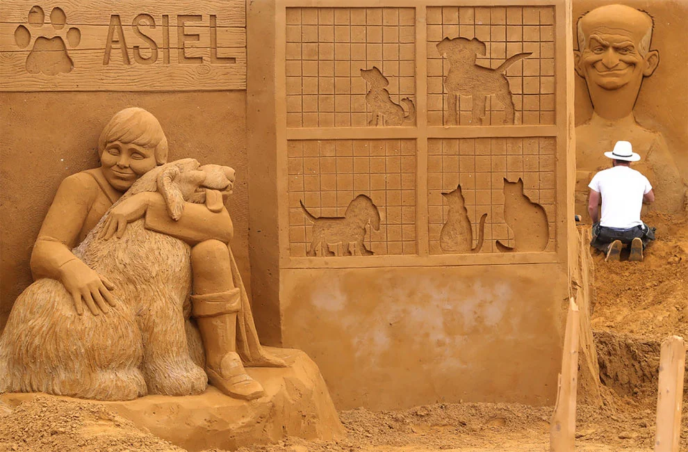 В Бельгии прошел фестиваль песчаных скульптур - эти творения поражают своей красотой - фото 439489
