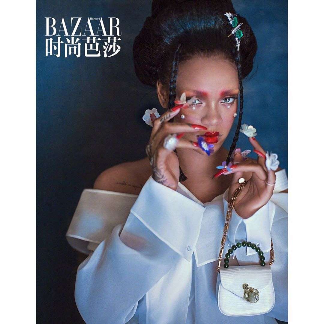 Рианна в образе сексуальной гейши снялась в роскошной фотосессии для Harper's BAZAAR - фото 441105