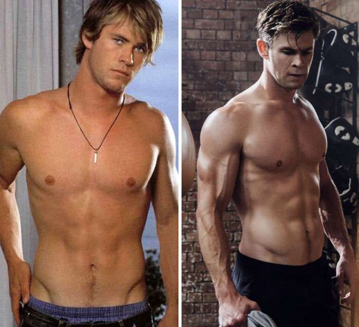 Тогда и сейчас: как голливудские актеры изменили свои тела ради съемок в фильмах Marvel - фото 441982