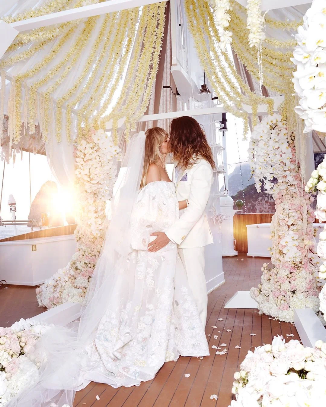 Гайді Клум і Том Каулітц одружилися: офіційні фото з весілля - фото 444190