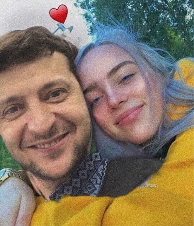 В Instagram появились романтические фото Зеленского с Билли Айлиш, и это такая рвань - фото 445851