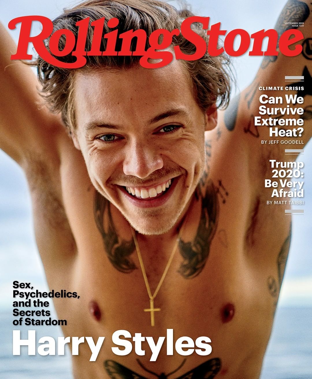 Гарри Стайлс похвастался мохнатыми подмышками на обложке журнала Rolling Stone - 446556 Гарри Стайлс похвастался мохнатыми подмышками на обложке журнала Rolling Stone - фото 446556