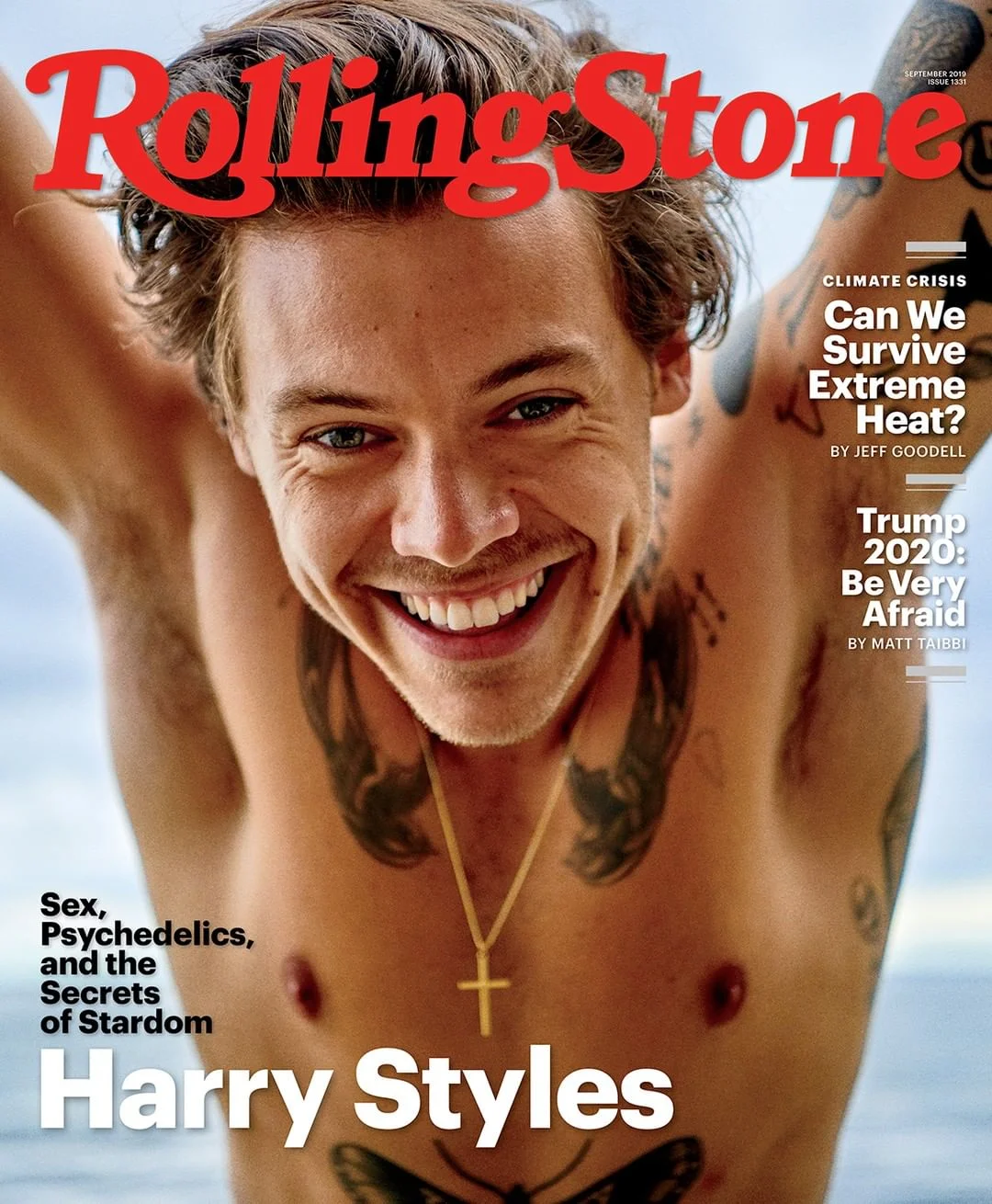 Гарри Стайлс похвастался мохнатыми подмышками на обложке журнала Rolling Stone - фото 446556