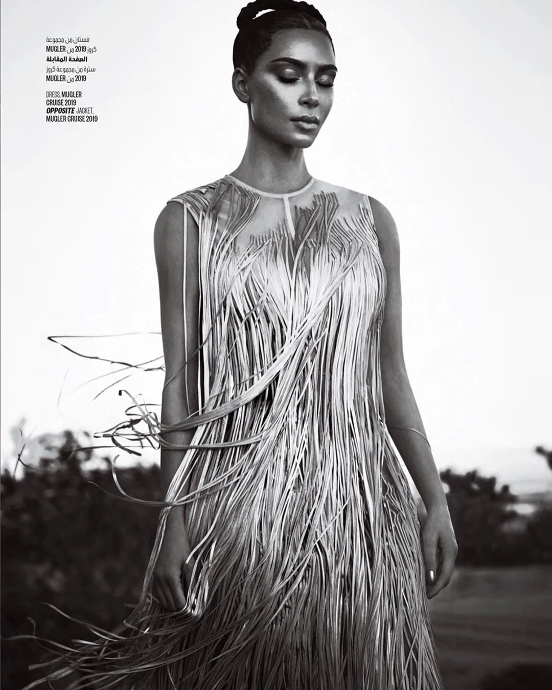 Ким Кардашьян удивила кардинальным перевоплощением для арабского Vogue - фото 447442