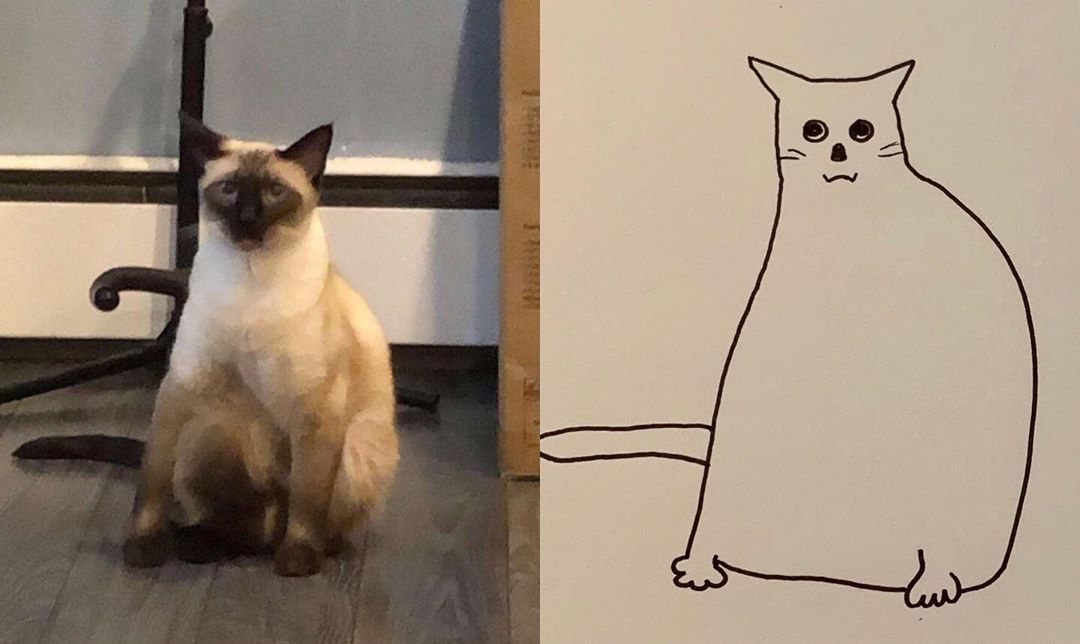Художник рисует смешные карикатуры на животных, которые точно поднимут тебе настроение - фото 449245