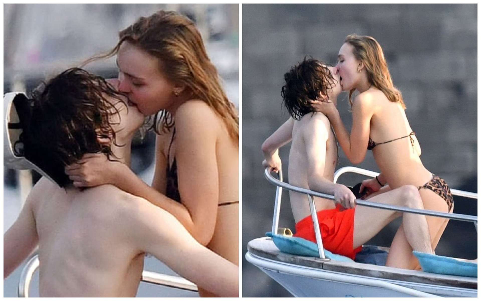 Дивні поцілунки Лілі-Роуз Депп та Тімоті Шаламе викликали хвилю смішних мемів - фото 449531