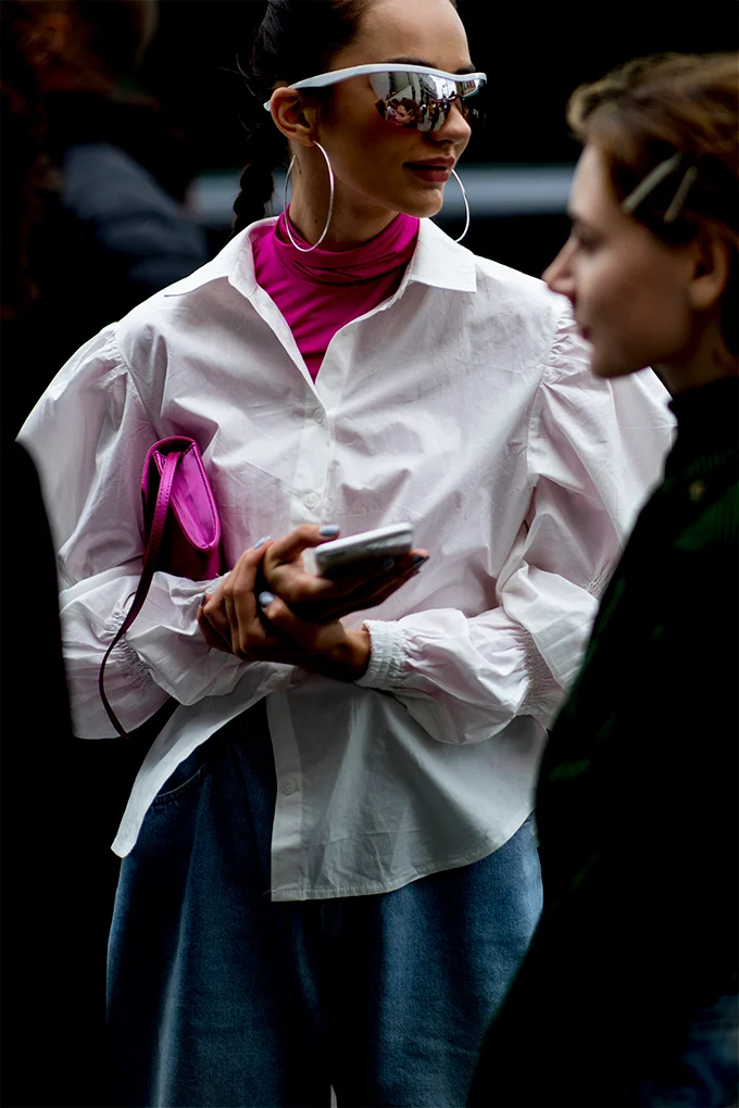 Французский шик: стильные уличные образы на Неделе моды в Париже - фото 452022