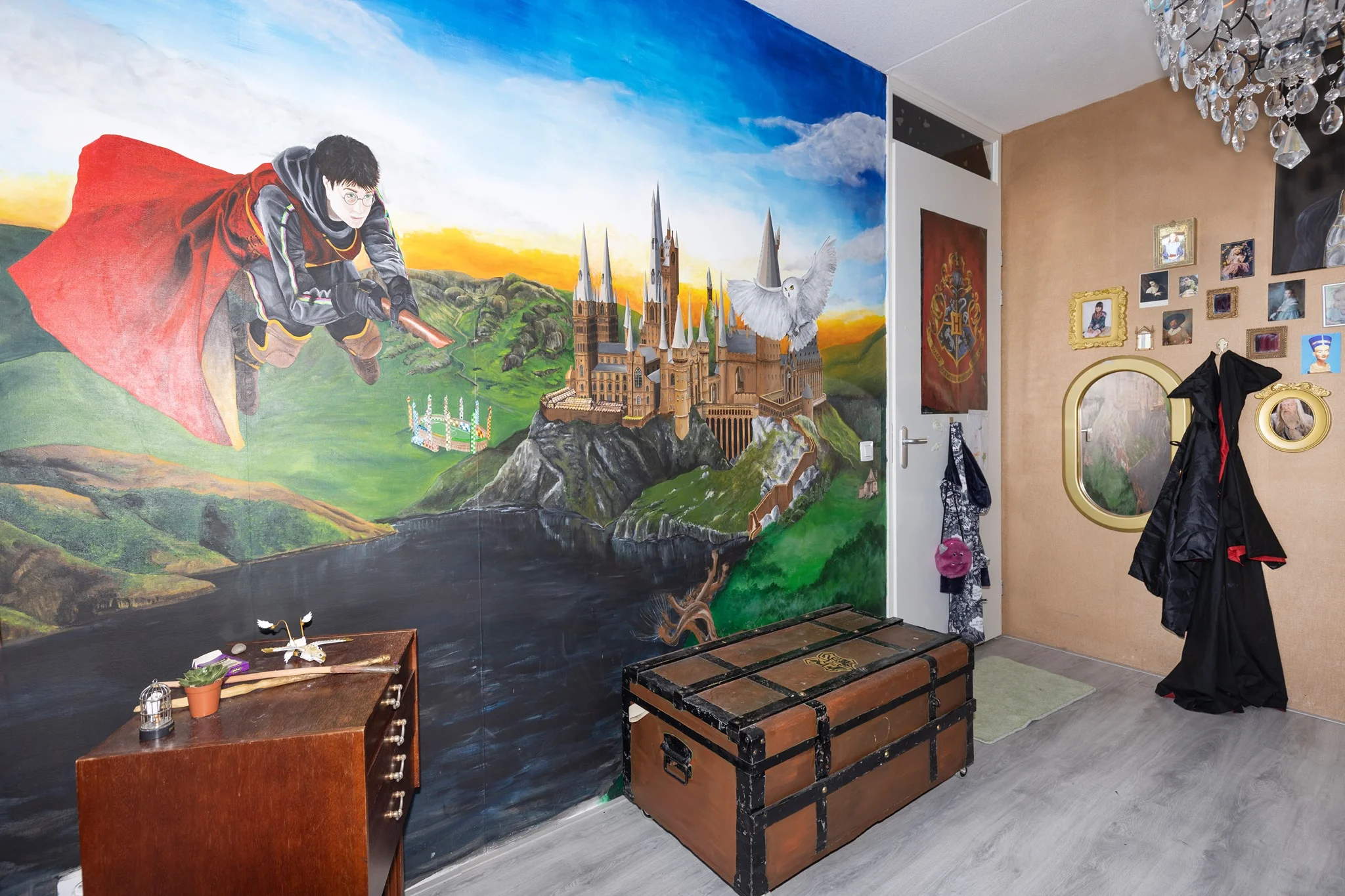 Мама создала для дочери комнату в стилистике Гарри Поттера, и теперь ей все завидуют - фото 452704