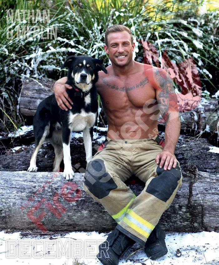 Австралийские пожарные обнажили мышцы для календаря, и это концентрация секса и животных - фото 453409