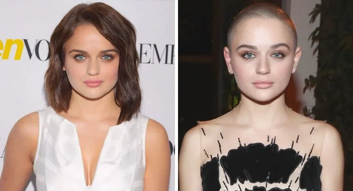 Гладкая подборка: голливудские звезды до и после того, как решились побрить голову - фото 453977