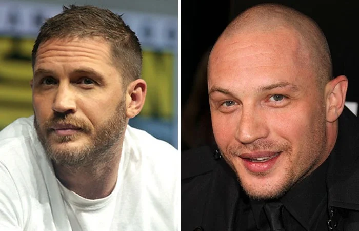 Гладкая подборка: голливудские звезды до и после того, как решились побрить голову - фото 453983