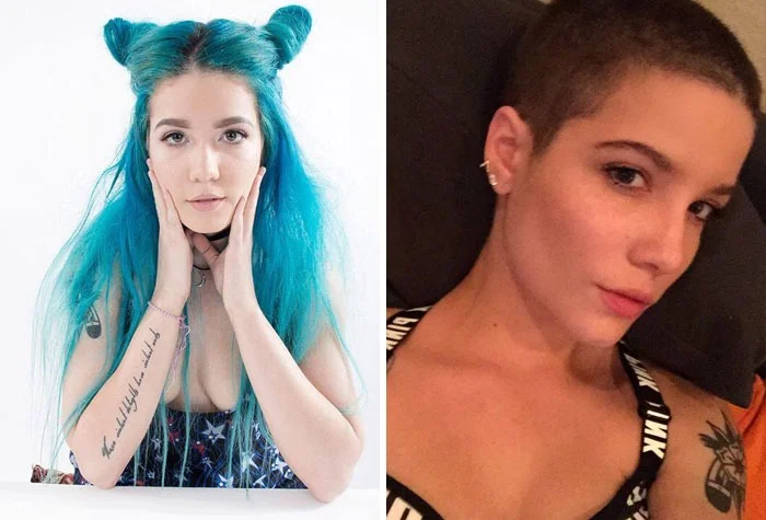Гладкая подборка: голливудские звезды до и после того, как решились побрить голову - фото 453997