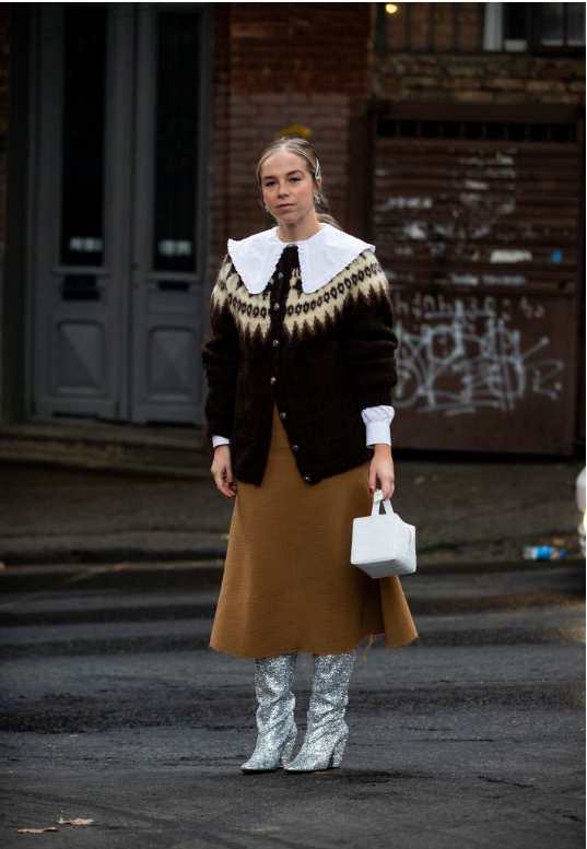 Что носят звезды street style грузинской Недели моды - фото 456747