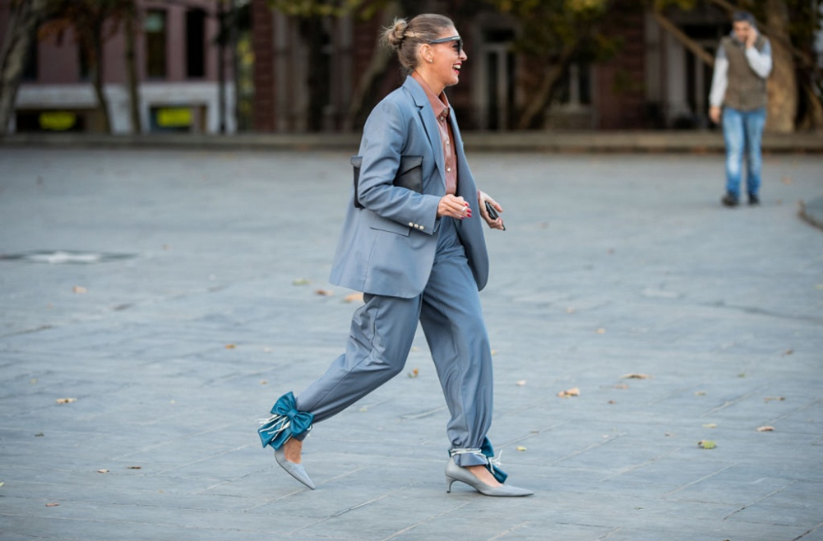 Что носят звезды street style грузинской Недели моды - фото 456752