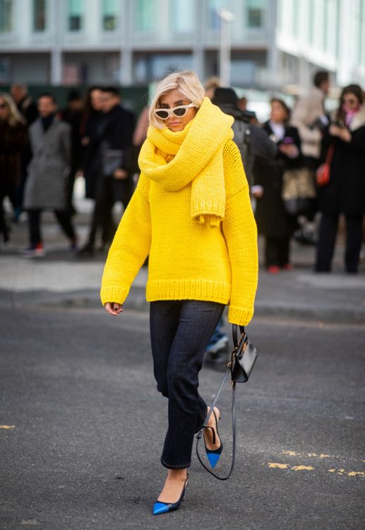 Как стильно носить шарф в этом сезоне: 30 примеров из street style - 457404 Как стильно носить шарф в этом сезоне: 30 примеров из street style - фото 457404