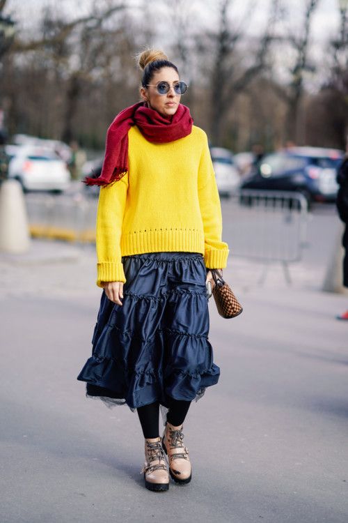 Как стильно носить шарф в этом сезоне: 30 примеров из street style - 457409 Как стильно носить шарф в этом сезоне: 30 примеров из street style - фото 457409